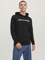 Jack & Jones Corp Old Logo Plus Size hoodie voor €17,99 bij Amazon