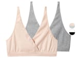 ESMARA® Lot de 2 brassières d’allaitement femme à 6€