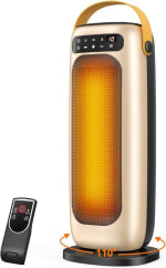 Calefactor Ceramico Electrico, 4 Modos con Control Remoto por 37.99€