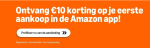 €10 korting op je eerste bestelling via de app bij Amazon