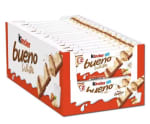30 packs Kinder Bueno Chocolate con leche y crema de avellanas 60 barritas por 15,28€