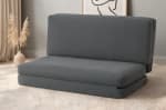 Canapé de sol 3-en-1 pliable en polyester gris foncé pour 195,56€
