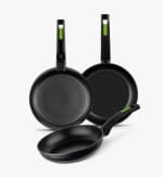 Monix Green Set 3 Sartenes, Lote 18, 22 y 26 cm, Antiadherentes por 23.47€