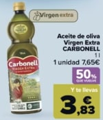 Aceite de Oliva Virgen Extra Carbonell 1 L por 2,60€