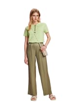 Pantalón ancho satinado viscosa para Mujer Esprit por 11.99€