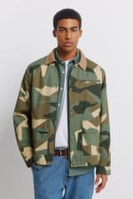 Parka de camuflaje con cuello contraste para Hombre Springfield por 15.99€