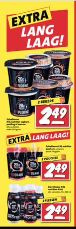 Diverse Xxl nutrition producten voor €2,49 bij Nettorama