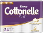 Kleenex Cottonelle Soft (24 rollos de 200 hojas) por $129 en Amazon