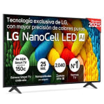 LG NanoCell AI NANO80 65NANO80A6B Smart TV 65" 4K por 494.10€