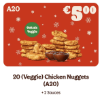 Burger King Nuggets (20 stuks) voor €5 bij Burger King