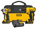 Juego Combinado de Taladro/ Destornillador/ Destornillador de Impacto/ Batería Dewalt