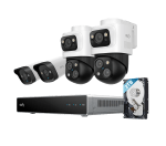 Système de sécurité eufy NVR PoE S4, 2 caméras Bullet PTZ et tourelle à 1099€
