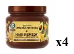 4 x Garnier Original Remedies Mascarilla Capilar Aguacate y Karité 340ml por 7.96€
