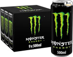 Monster Energy Drink, 9 Cans, 500 ml for £14