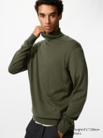 Pull col roulé 100% laine mérinos à 14,90€ chez Uniqlo