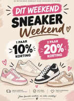 Tot 20% stapelkorting op alle sneakers bij Goedkopeschoenen