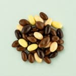 Chocolade jelly beans gemengd (600 gram) voor €5,95 bij De Notenshop