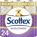 Scottex Papel higiénico Acolchado 3 capas (24 rollos) por 12,99€ en El Corte Inglés