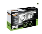 Tarjeta gráfica Inno3D GeForce RTX 5070 Twin X2 OC White 12GB por 589,90€