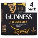Guinness Foreign Extra Stout 4 Pack 7.5% for £6 Clubcard Price
