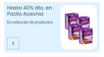 Hasta -40% de Descuento en Packs Ausonia.