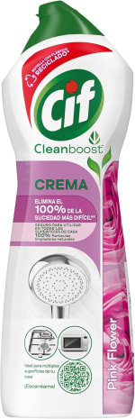 CIF Crema Limpiadora Rosa Potente Limpiador Multiusos Baño y Cocina 650ml por 1.90€