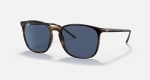 Gafas de sol Ray-Ban RB4387 montura Habana lentes azul oscuro por 54.80€