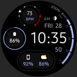 Appli n-Digital 2: Watch face gratuit