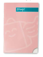 Mr Wonderful Libreta A5 rosa por 1.45€.