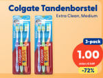 3 Colgate tandenborstels voor €1 bij Die Grenze