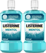 Listerine Enjuague Cool Mint, 500 ml (Paquete de 2) por 3,96€ en Amazon