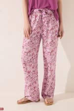 Pantalón Women'secret Largo Estampado Rosa por 4,99€