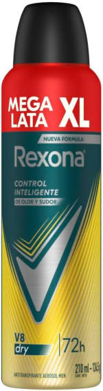 REXONA MEN Antitranspirante XL en Aerosol V8 (210 ml) por $54 en Amazon
