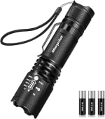 morpilot Linterna Táctica y UV 2 en 1, 5000LM, Luz UV con 4 Modos por 10.16€
