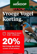 20% op alles bij Welkoop