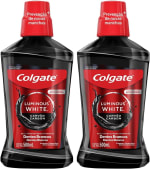 Pack 2 Enjuague Bucal Colgate Luminous White Charcoal por $72 en Amazon