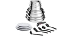 Batterie de cuisine TEFAL Cook Eat 17pcs Ingenio Inox pour 109,99€ chez Boulanger