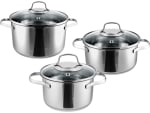 SILVERCREST Batería de cocina acero inoxidable 3 piezas por 29,99€ en Lidl