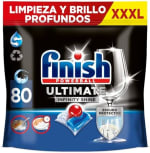 80 pastillas Finish Powerball Ultimate Infinity Shine lavavajillas por 13.49€