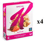 4 Paquetes de Kellogg's Special K Frutos Rojos 300g por 9.21€