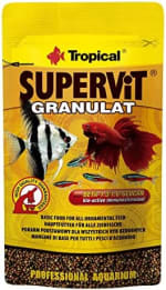 SUPERVIT GRANULAT 10g - Alimento granulado, básico para Todos los Peces Ornamentales