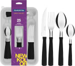 Tramontina Juego de Cubiertos New Kolor, 25 piezas por $199 en Amazon
