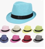Sombrero Mountain Sombrero Panamá de paja de verano Azul por 6.99€