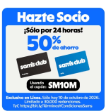 50% de Descuento en Membresías en Sam's Club