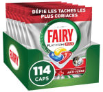 Lot de 114 Tablettes Lave-vaisselle Fairy Platinum Plus Tout-en-1 - 19x6 à 20,50€