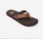 REEF Twinpin Strandslipper Bruin voor €19,99 bij Decathlon