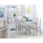 Comedor con 4 Sillas Rectangular por $1,259 | Oferta Sodimac
