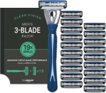 Amazon Men’s 3-Blade Razor with 19 Cartridges – £11.67 Subscribe & Save