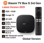 Nuevo Xiaomi TV Box S 3rd Gen, Smart Android TV Box 4K UHD por 37.46€