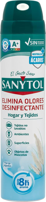 2 botes Sanytol Desinfectante Hogar y Tejidos, Elimina Bacterias 300ml por 5.98€